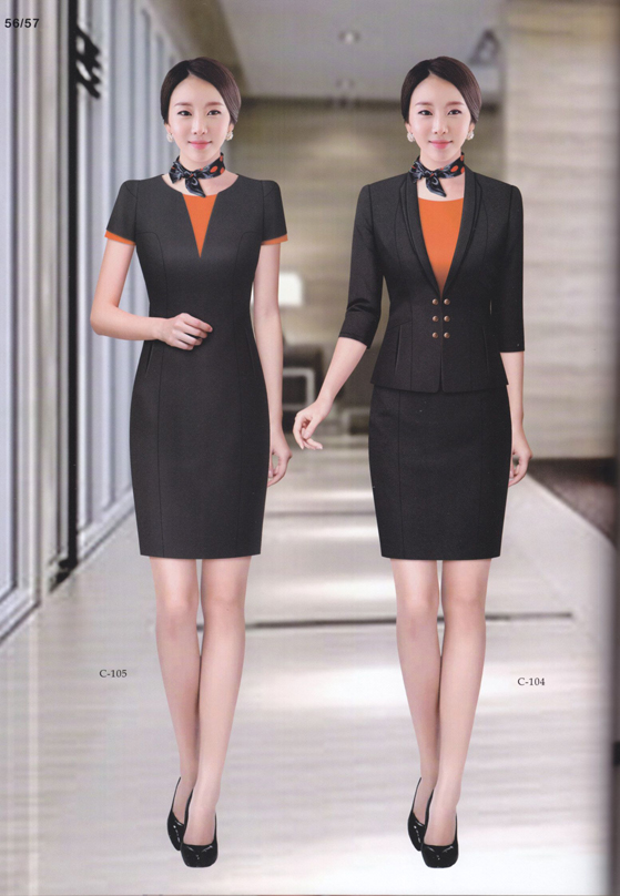 夏季女士職業裝定制款式圖 夏季女士職業裝定制款式圖