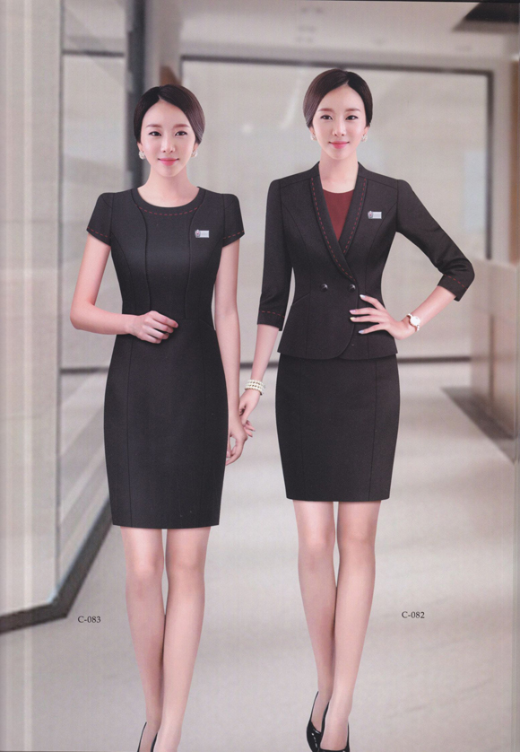 夏季女士職業裝定制款式圖 夏季女士職業裝定制款式圖