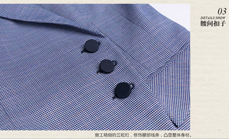 新款夏季女士職業西裝定做細節圖 新款夏季女士職業西裝定做細節圖